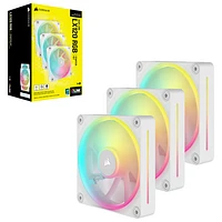 Corsair iCUE Link LX120 RGB 120mm PWN Triple Fans Starter Kit - White