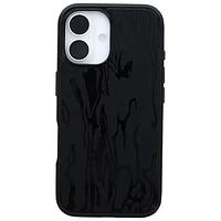 Étui rigide ajusté Symmetry d'OtterBox avec MagSafe pour iPhone 16 - Noir Spruce Bark