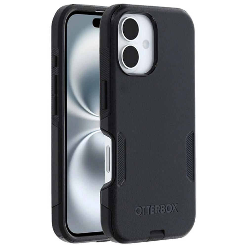 OtterBox Commuter Fitted Hard Shell Case with MagSafe for iPhone 16 - Black