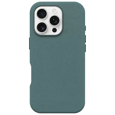 tui rigide ajusté en cuir de cactus Symmetry d'OtterBox avec MagSafe pour iPhone 16 Pro