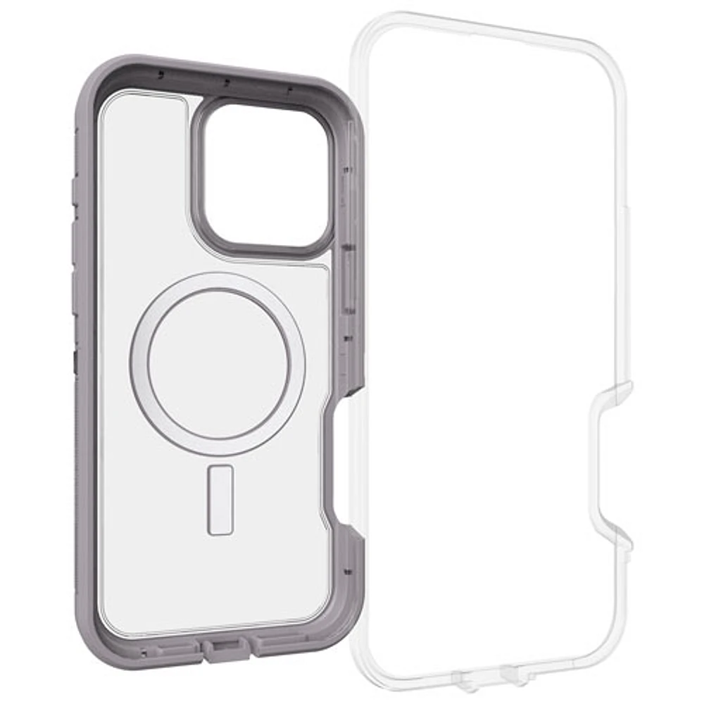 OtterBox Defender XT Fitted Hard Shell Case with MagSafe for iPhone 16 Pro Max - Snow Capped Clear