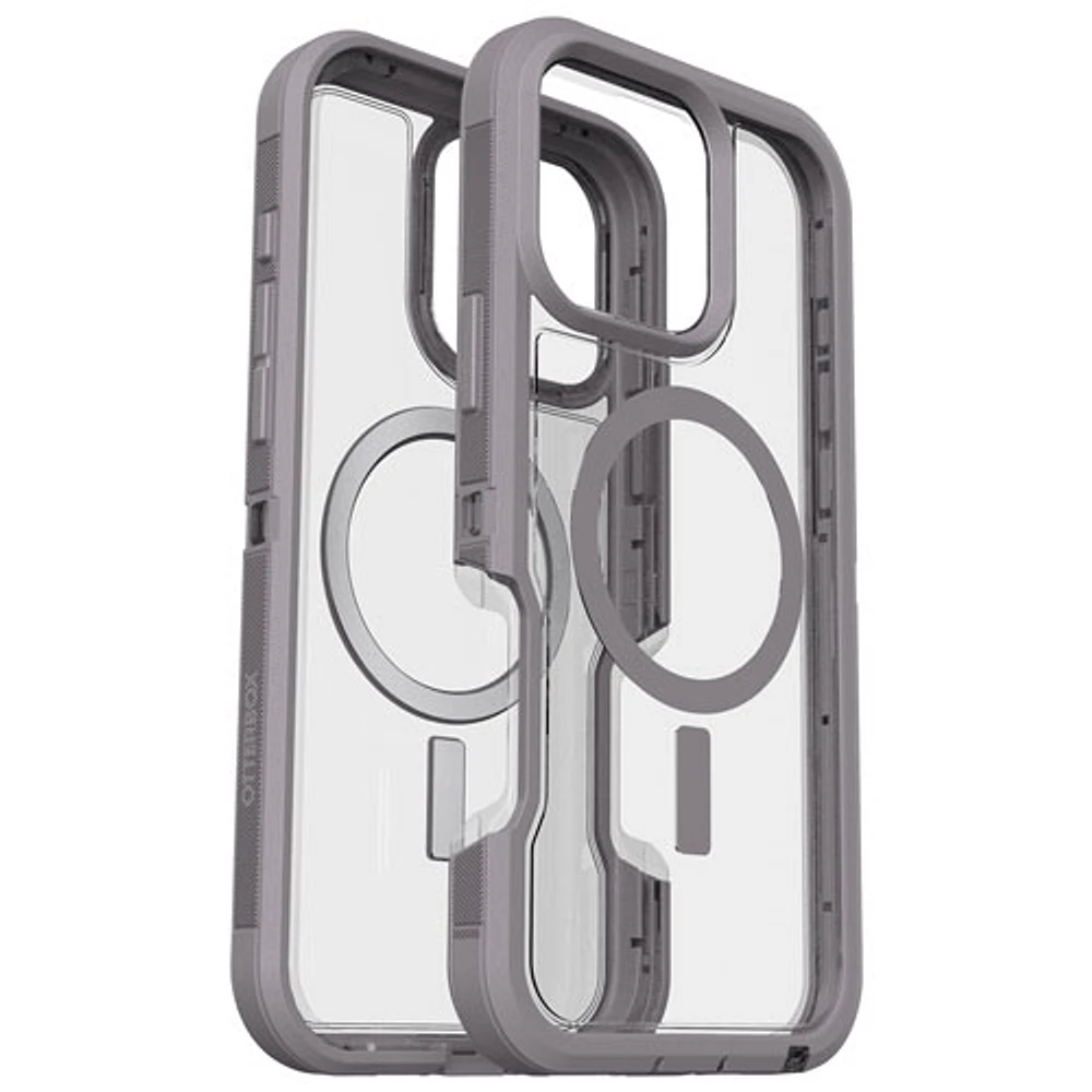 OtterBox Defender XT Fitted Hard Shell Case with MagSafe for iPhone 16 Pro Max - Snow Capped Clear