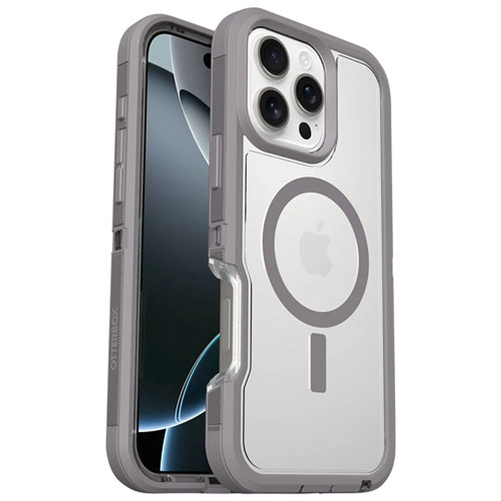 OtterBox Defender XT Fitted Hard Shell Case with MagSafe for iPhone 16 Pro Max - Snow Capped Clear