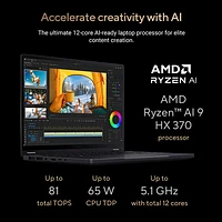 ASUS ProArt PX13 13.3" OLED Touchscreen 2-in-1 Laptop -Nano Black (AMD Ryzen AI 9 HX 370/1TB SSD/32GB RAM/GeForce RTX 4060)