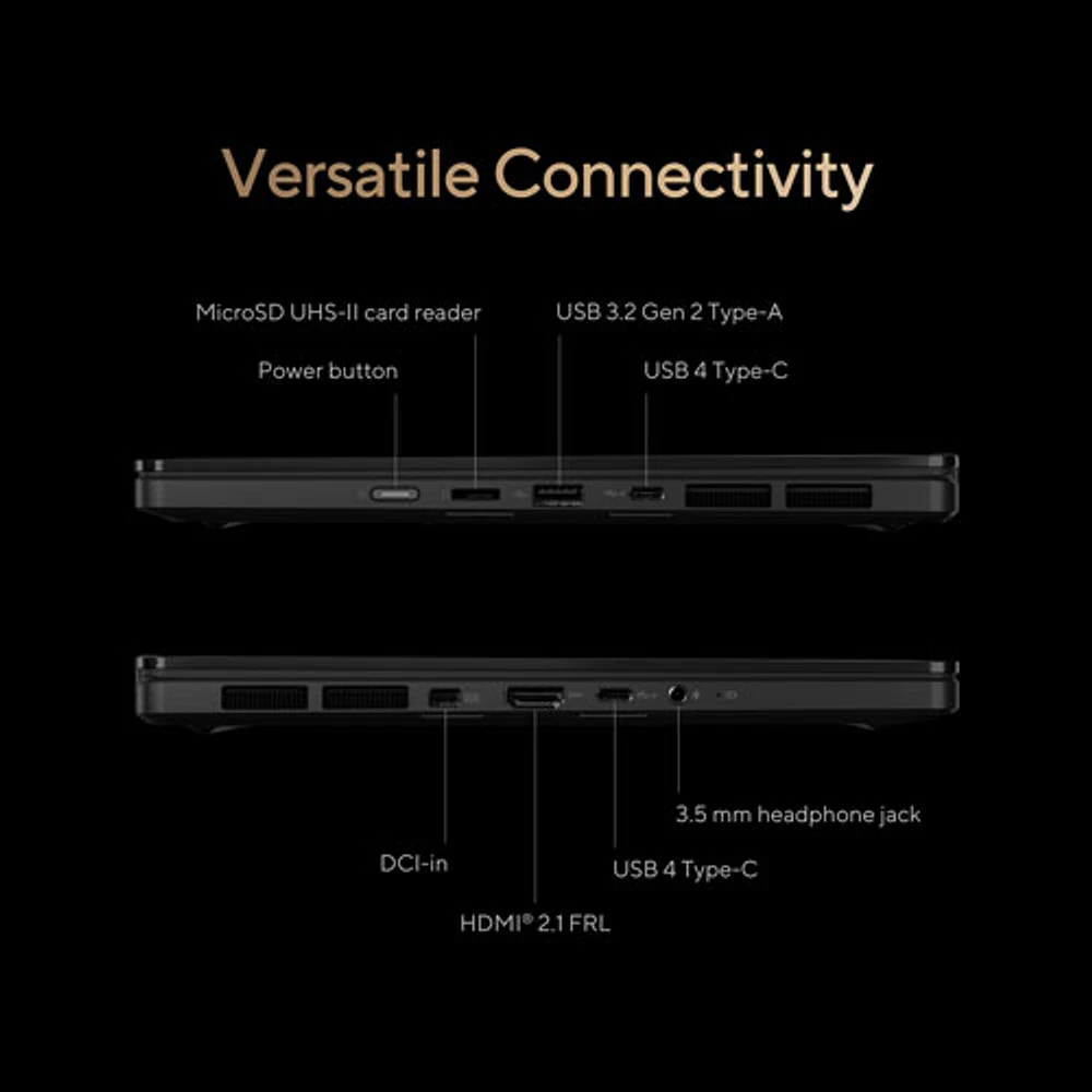 ASUS ProArt PX13 13.3" OLED Touchscreen 2-in-1 Laptop -Nano Black (AMD Ryzen AI 9 HX 370/1TB SSD/32GB RAM/GeForce RTX 4060)