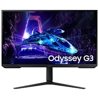 Moniteur de jeu FreeSync DEL VA HD intégrale 180 Hz de 24 po de Samsung avec temps de réponse de 1 ms (LS24DG302ENXZA) - Noir