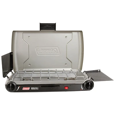 Coleman Triton 2-Burner Propane 22000BTUs Camping Stove - Black