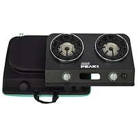 Coleman PEAK1 2-Burner 20000BTUs Camping Stove - Black