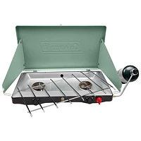 Coleman Cascade Classic 2-Burner Propane 20000BTUs Camping Stove - Black