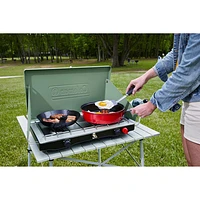 Coleman Cascade Classic 2-Burner Propane 20000BTUs Camping Stove - Black