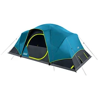 Coleman Skydome XL 10-Person Dark Room Camping Tent - Blue