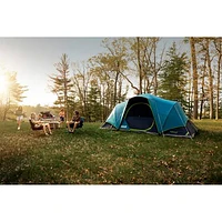 Coleman Skydome XL 10-Person Dark Room Camping Tent - Blue