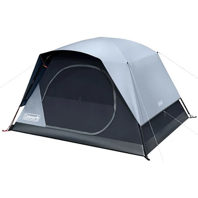 Coleman Skydome 4-Person Camping Tent with Built-In LED - Blue