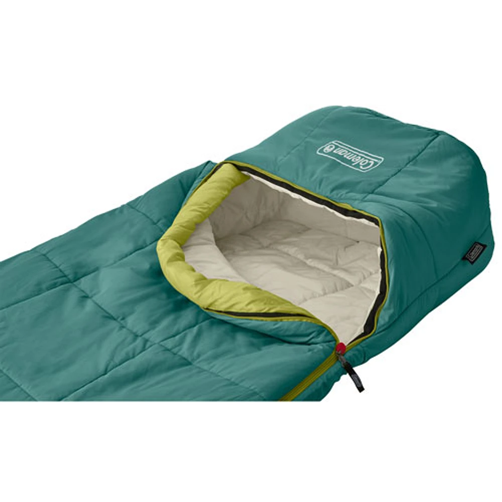 Coleman Big Bay Contour (5°C) Sleeping Bag - Green