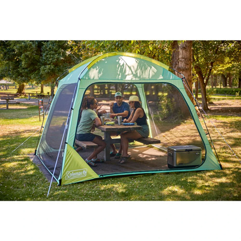 Coleman Skyshade 10 x 10 ft. Screen Dome Canopy - Green