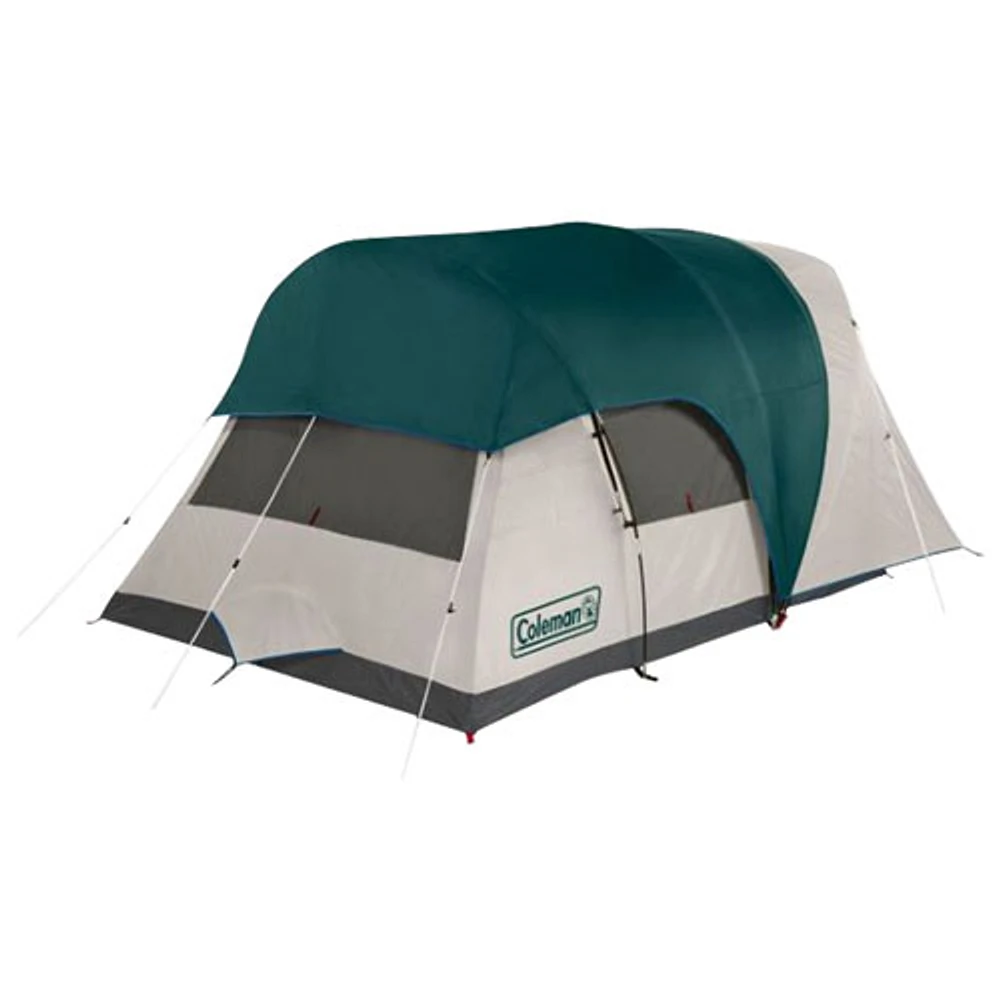 Coleman Weatherproof Screen Room 4-Person Cabin Camping Tent - White