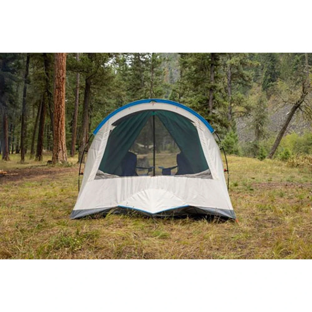 Coleman Weatherproof Screen Room 4-Person Cabin Camping Tent - White