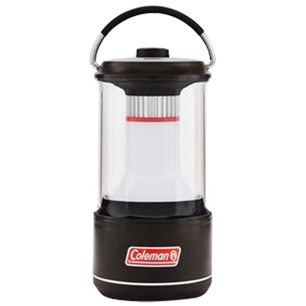 Coleman 600 Lumens Lantern with BatteryGuard Technology - 30 Hours Runtime - Black