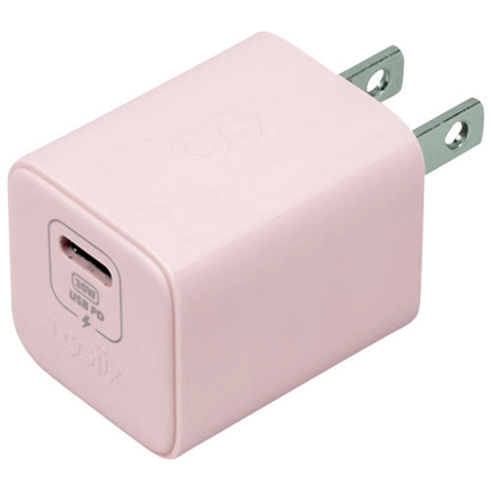 LOGiiX Vibrance 30W USB-C GaN PD Wall Charger - Blush