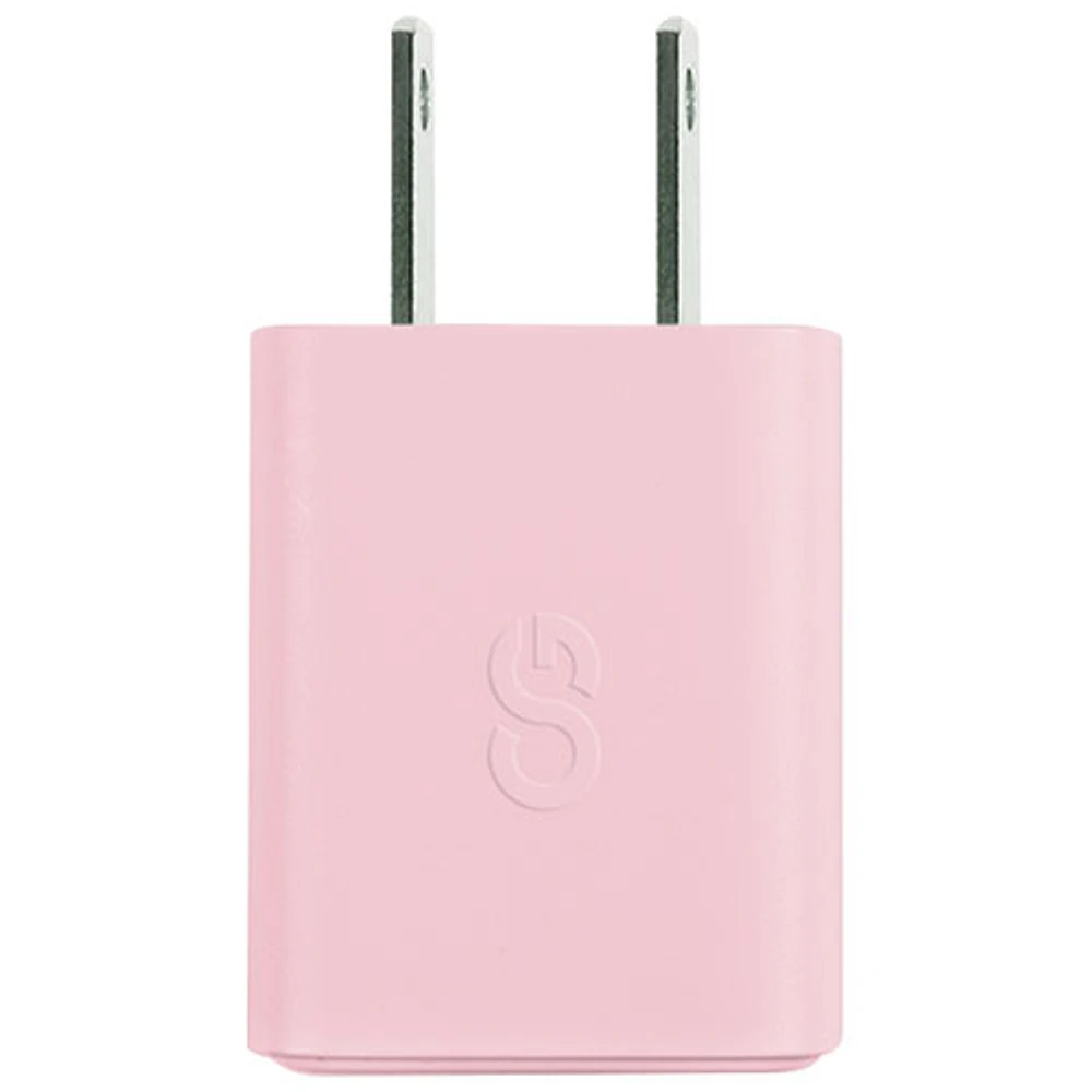 LOGiiX Vibrance 30W USB-C GaN PD Wall Charger - Blush