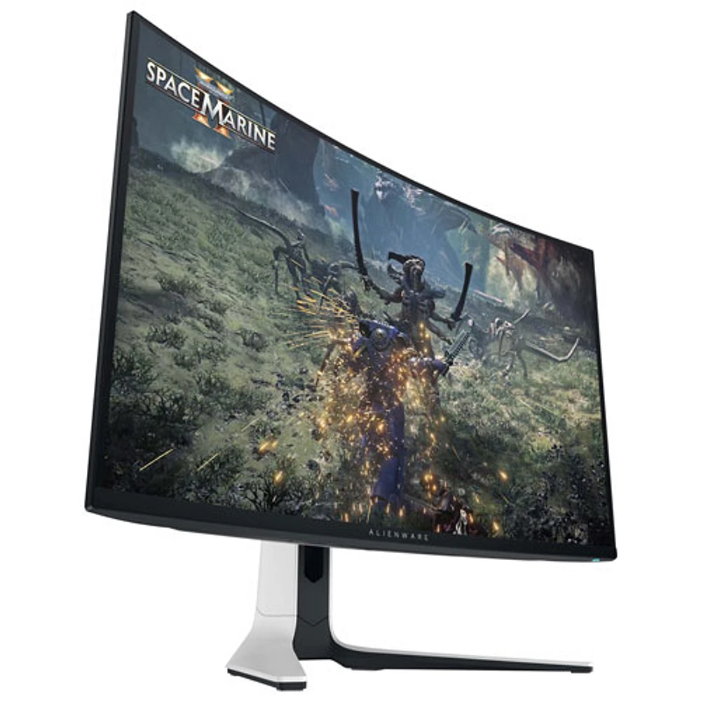 Alienware 32" 4K UHD 240Hz 0.03ms Curved QD-OLED Gaming Monitor (AW3225QF) - Lunar Light