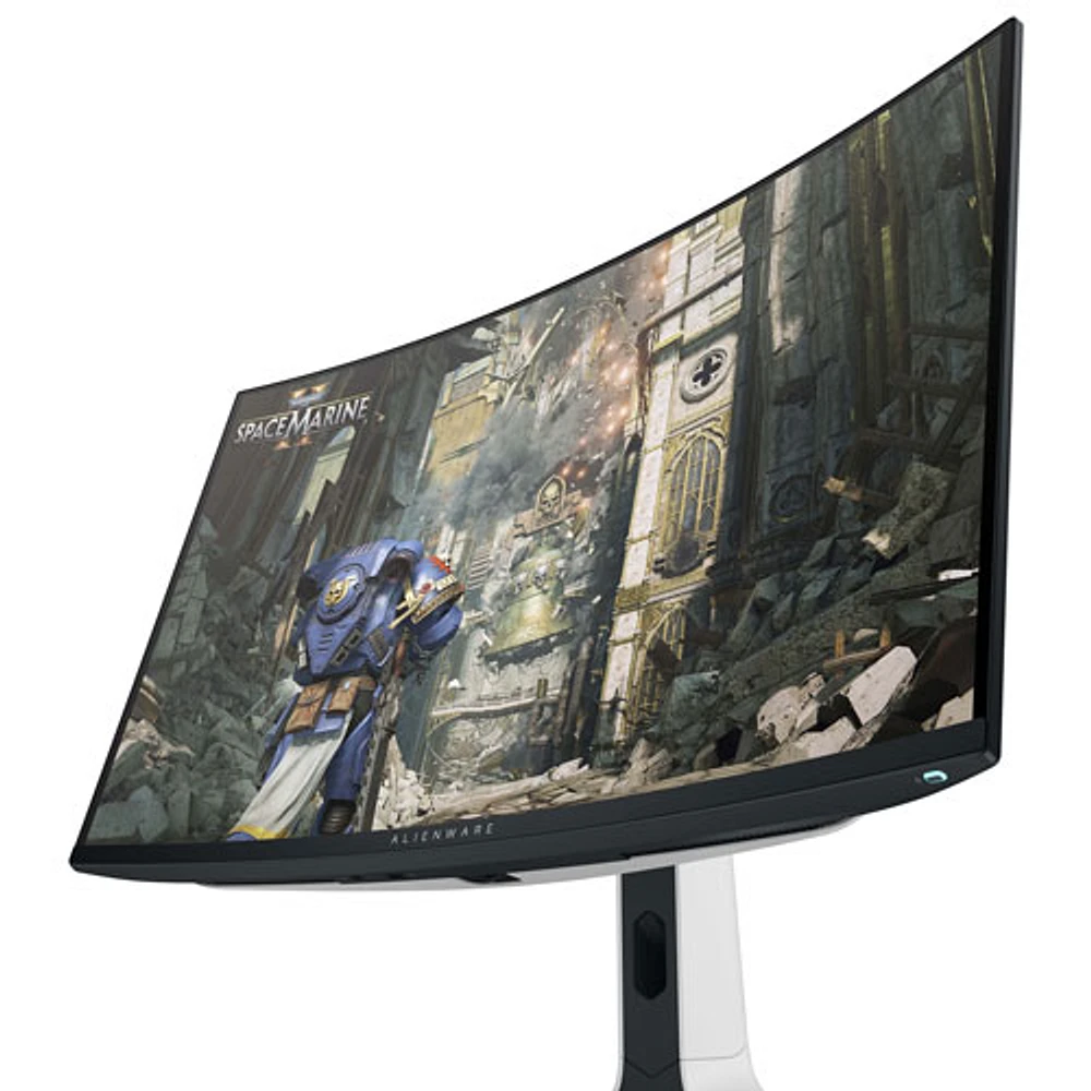 Dell 32" 4K UHD 240Hz 0.03ms Curved QD-OLED Gaming Monitor (AW3225QF) - Lunar Light