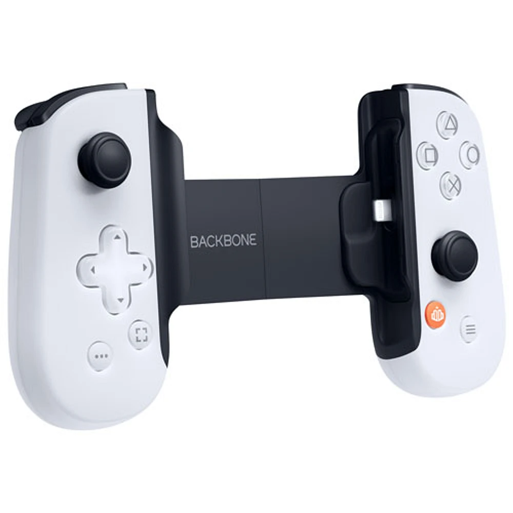 Manette de jeu Backbone One édition PlayStation pour iPhone avec Lightning (2e génération) - Blanc