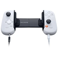 Manette de jeu Backbone One édition PlayStation pour iPhone avec Lightning (2e génération) - Blanc