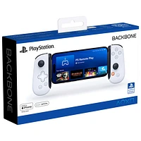 Manette de jeu Backbone One édition PlayStation pour iPhone avec Lightning (2e génération) - Blanc