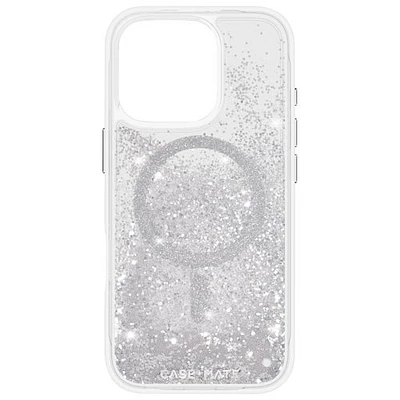 Case-Mate Waterfall Fitted Hard Shell Case with MagSafe for iPhone 16 Pro - Silver