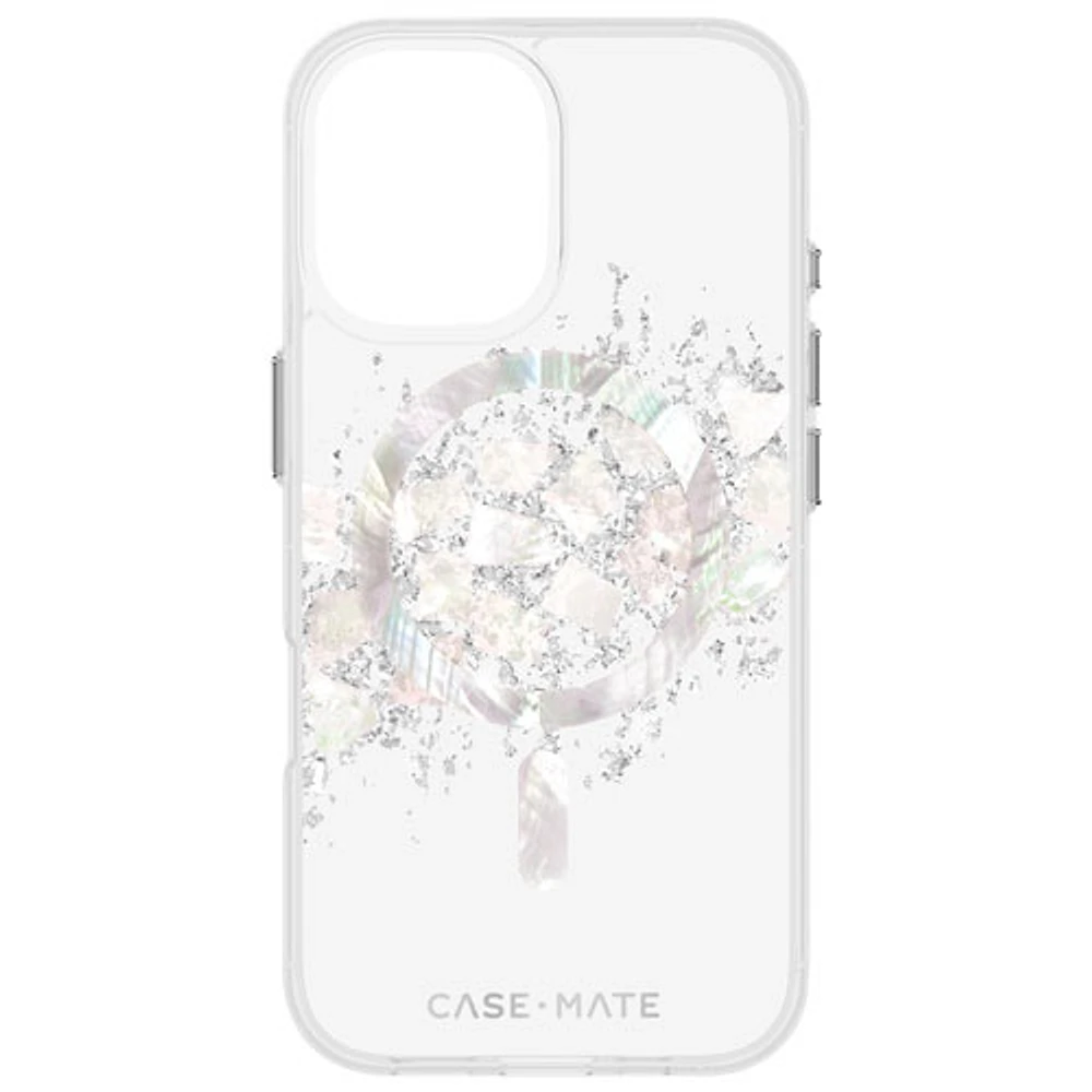 Case-Mate Touch of Pearl Fitted Hard Shell Case with MagSafe for iPhone 16 - Touch of Pearl