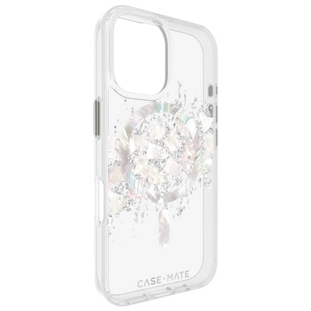 Case-Mate Touch of Pearl Fitted Hard Shell Case with MagSafe for iPhone 16 - Touch of Pearl