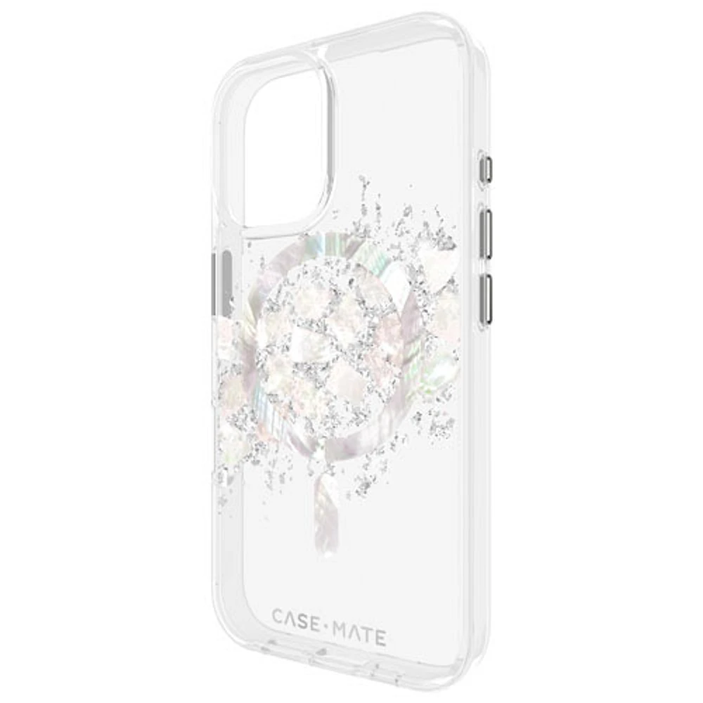 Case-Mate Touch of Pearl Fitted Hard Shell Case with MagSafe for iPhone 16 - Touch of Pearl