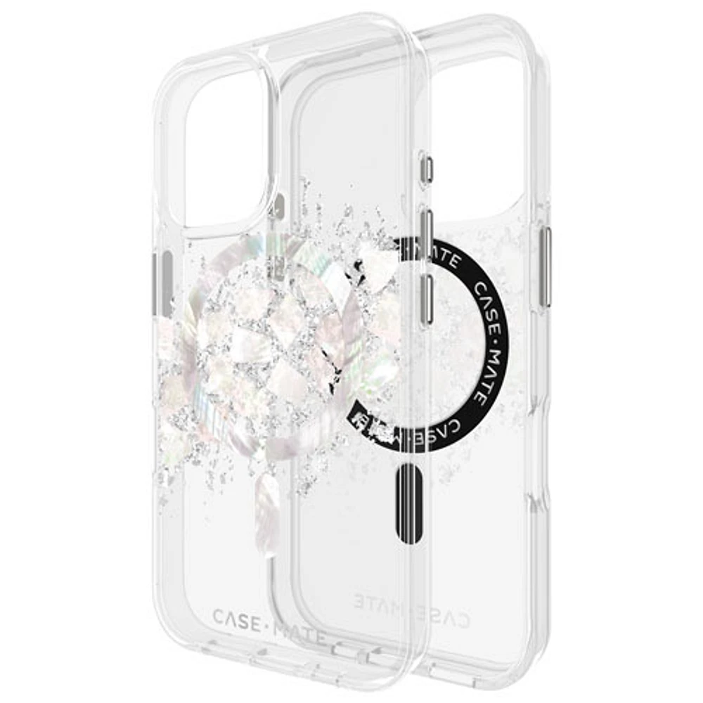 Case-Mate Touch of Pearl Fitted Hard Shell Case with MagSafe for iPhone 16 - Touch of Pearl