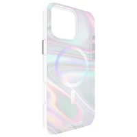 Case-Mate Soap Bubble Fitted Hard Shell Case with MagSafe for iPhone 16 Pro Max - Iridescent