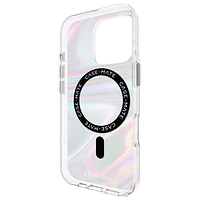 Case-Mate Soap Bubble Fitted Hard Shell Case with MagSafe for iPhone 16 Pro - Iridescent