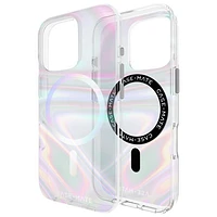 Case-Mate Soap Bubble Fitted Hard Shell Case with MagSafe for iPhone 16 Pro - Iridescent