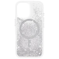 Case-Mate Waterfall Fitted Hard Shell Case with MagSafe for iPhone 16 - Silver