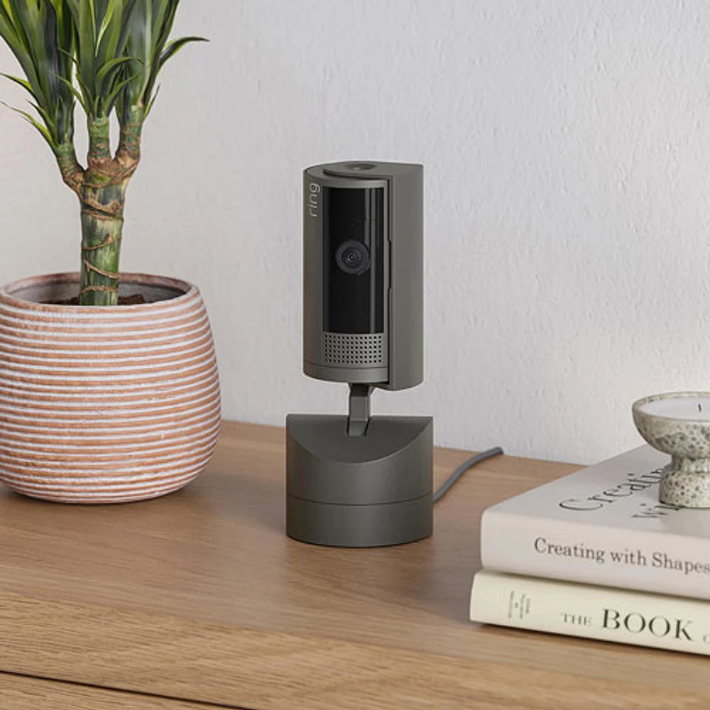 Caméra IP HD 1080p d'intérieur panoramique et inclinable de Ring - Anthracite