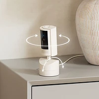 Caméra IP HD 1080p d'intérieur panoramique et inclinable de Ring - Lumière stellaire
