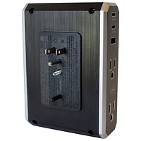 Austere VII 4-Outlet with Omniport USB Surge Protector (7S-PS4-US1) - Black