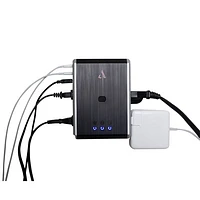 Austere VII 4-Outlet with Omniport USB Surge Protector (7S-PS4-US1) - Black