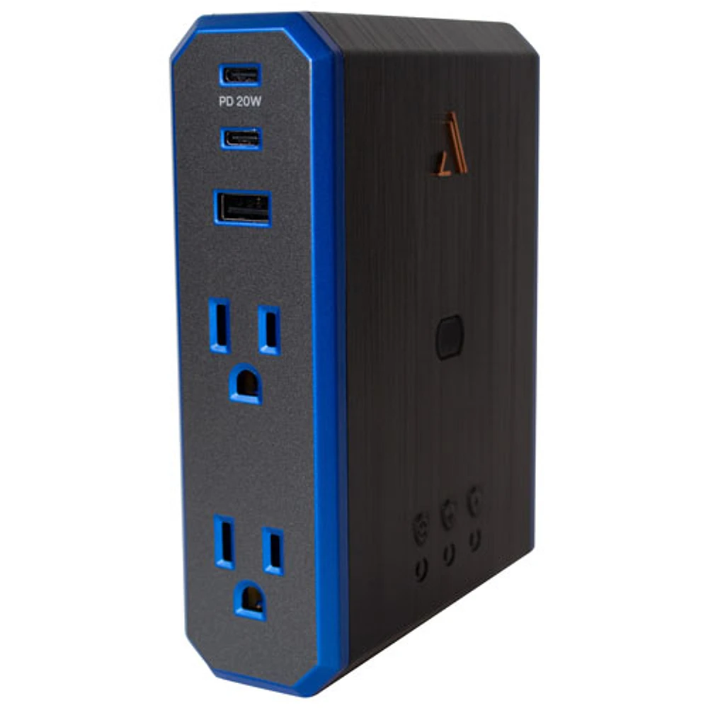 Austere V 4-Outlet with Omniport USB Surge Protector (5S-PS4-US1) - Black