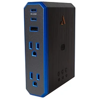 Austere V 4-Outlet with Omniport USB Surge Protector (5S-PS4-US1) - Black