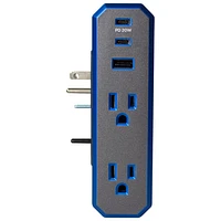 Austere V 4-Outlet with Omniport USB Surge Protector (5S-PS4-US1) - Black