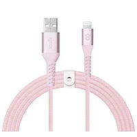 LOGiiX Vibrance 1.2m (3.9 ft.) Braided USB-A to Lightning Cable (LGX-13829)