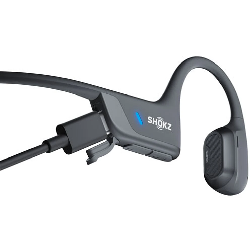 Shokz OpenRun Pro 2 Mini Bone Conduction Open-Ear Bluetooth Headphones - Black