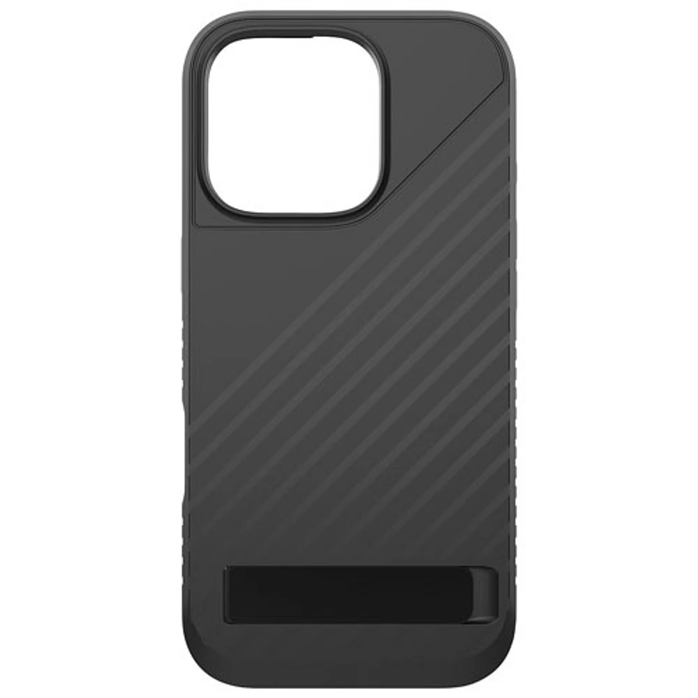 ZAGG Denali Snap with Kickstand Fitted Hard Shell Case for iPhone 16 Pro - Black