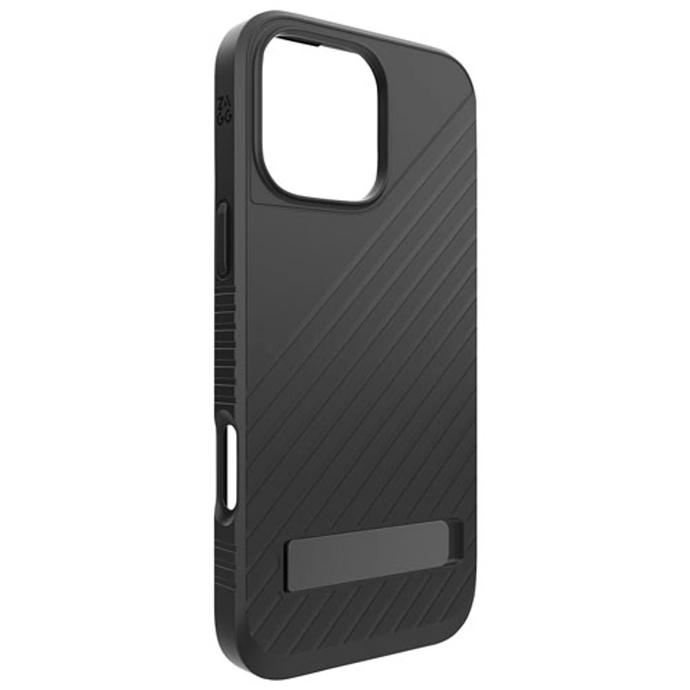 ZAGG Denali Snap with Kickstand Fitted Hard Shell Case for iPhone 16 Pro Max - Black