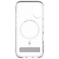 ZAGG Crystal Palace Snap Fitted Hard Shell Case with MagSafe for iPhone 16 - Clear